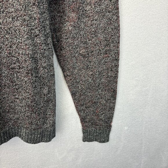 Vintage 80s Le Tigre Mens Sweater Large Tall LT Red Knit Pullover Winter Holiday - Picture 12 of 15